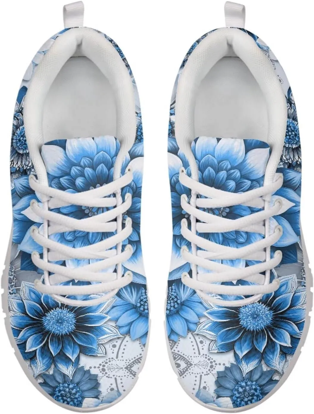 Modysero Women Running Shoes for Travel Walking Non Slip Sneakers Breathable Casual Lace Up Ladies Daily Footwear