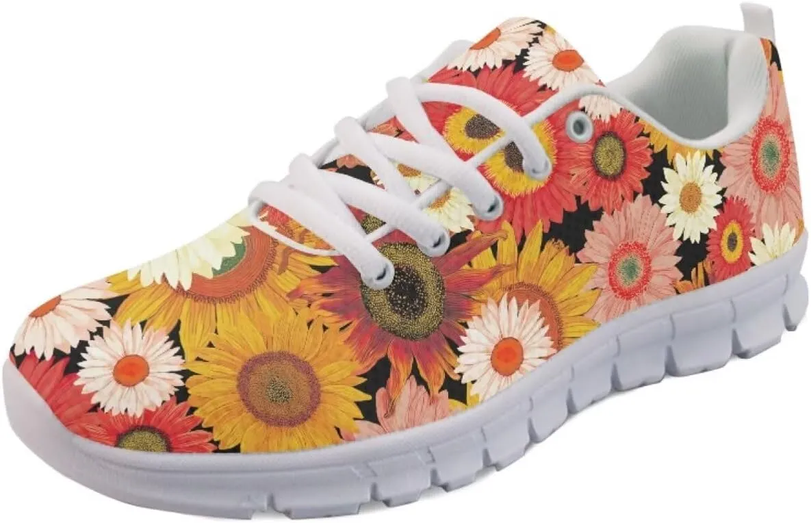 Modysero Women Running Shoes for Travel Walking Non Slip Sneakers Breathable Casual Lace Up Ladies Daily Footwear