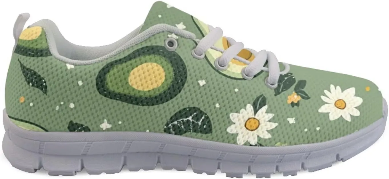 Modysero Women Running Shoes for Travel Walking Non Slip Sneakers Breathable Casual Lace Up Ladies Daily Footwear