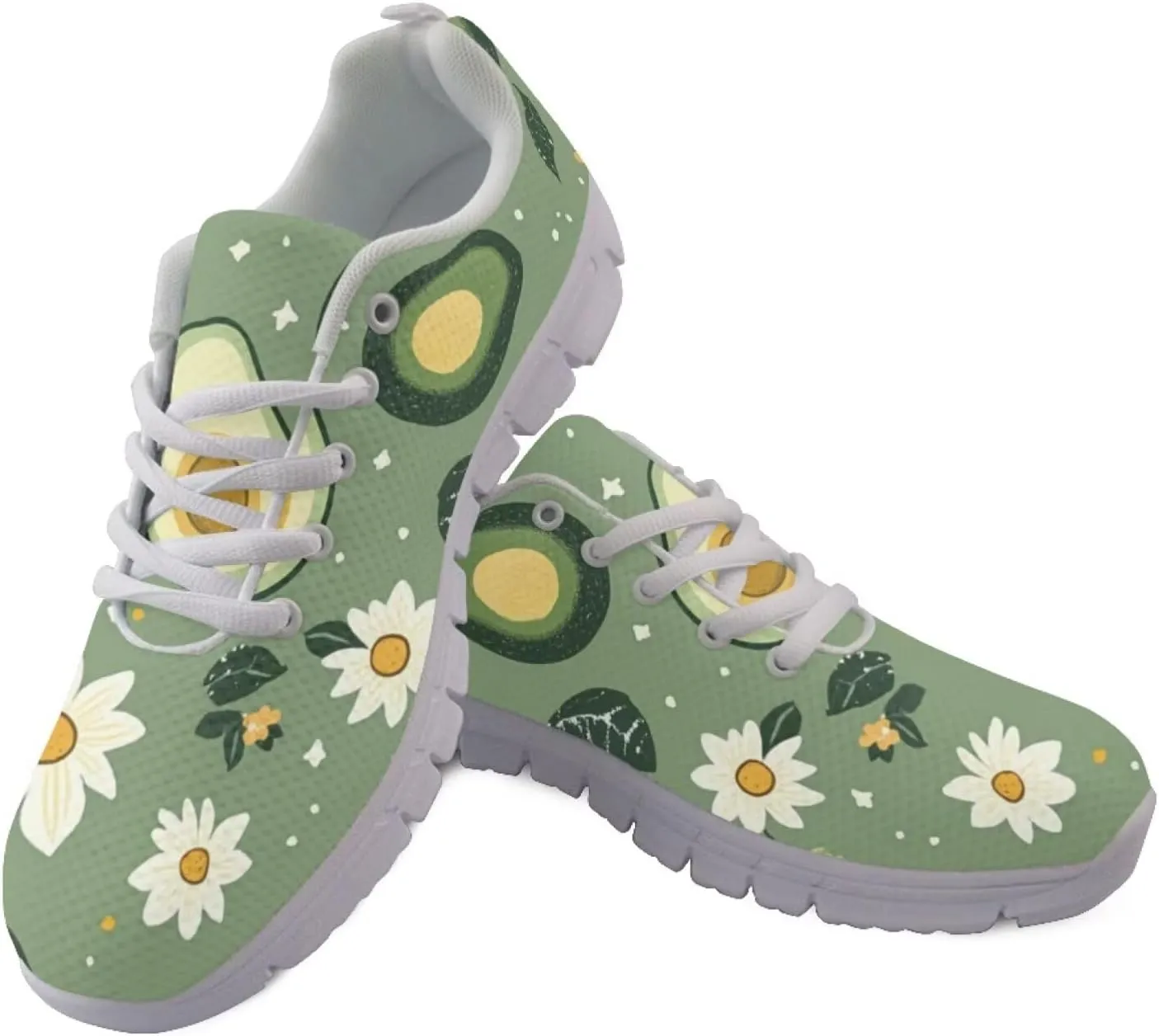 Modysero Women Running Shoes for Travel Walking Non Slip Sneakers Breathable Casual Lace Up Ladies Daily Footwear