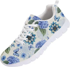 Modysero Women Running Shoes for Travel Walking Non Slip Sneakers Breathable Casual Lace Up Ladies Daily Footwear