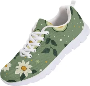 Modysero Women Running Shoes for Travel Walking Non Slip Sneakers Breathable Casual Lace Up Ladies Daily Footwear