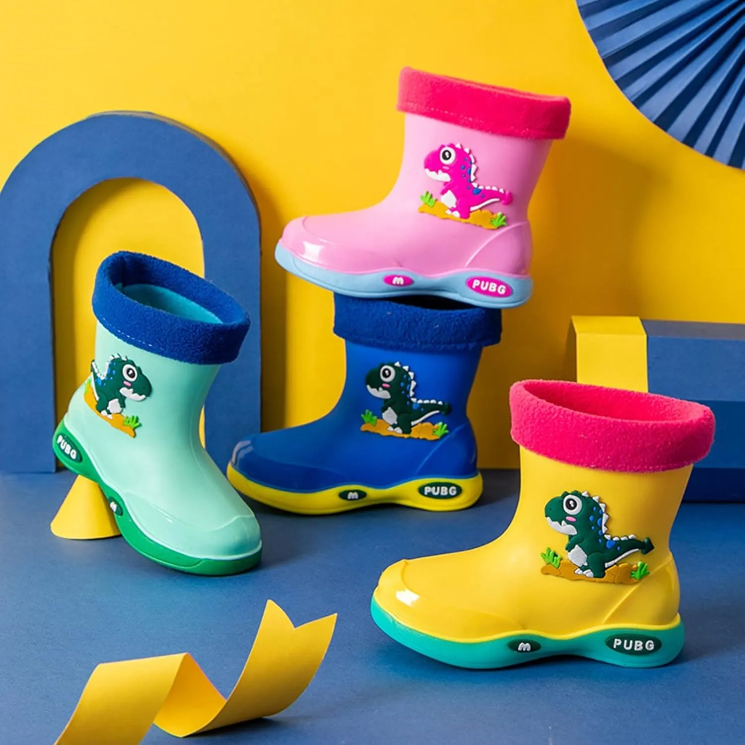 New Kids Girls Children's Rain Boots Non Slip Children Water Shoes Classic Children Rainboots Non Rain Boots for Kid