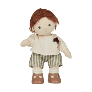 Olli Ella Dinkum Doll Cardigan and Romper Set - Holiday