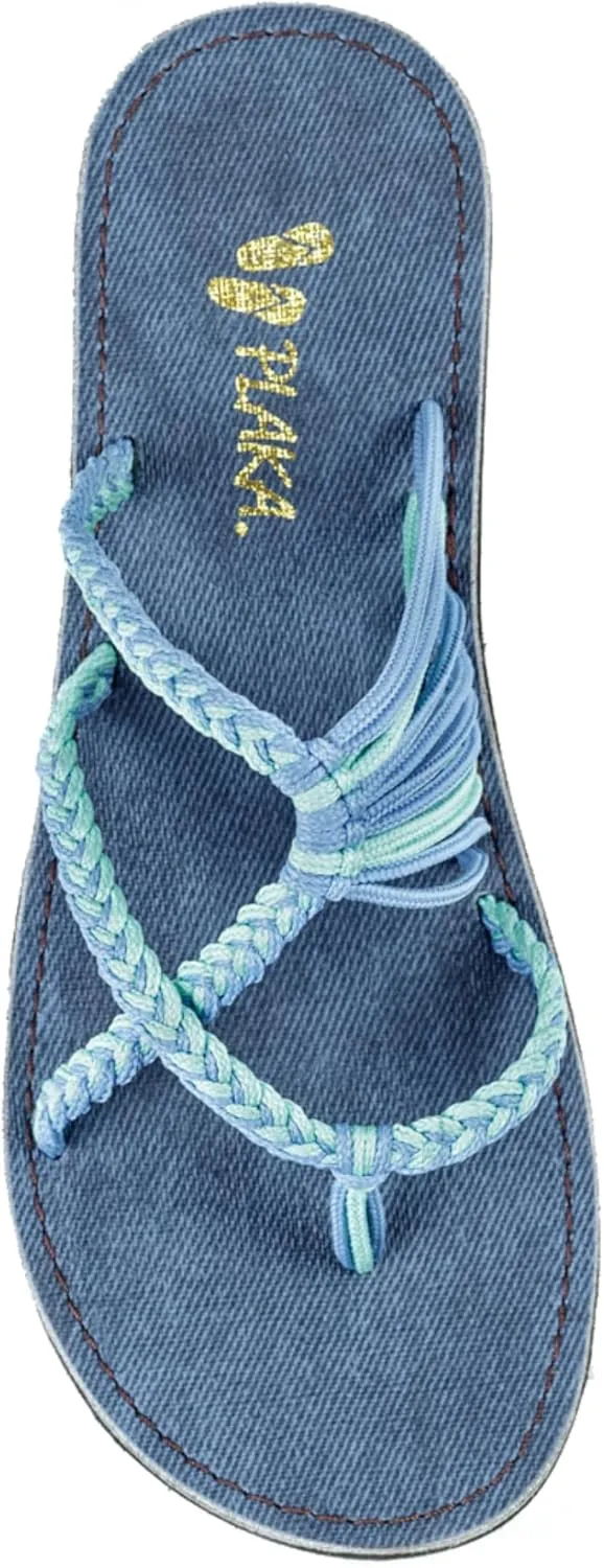 Plaka Flip Flops Sandals for Women Oceanside