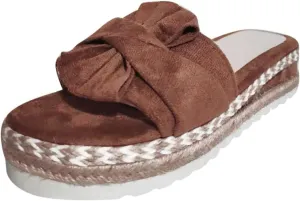 Platform Sandals Women Non Slip Lightweight Wedge Sandals Comfortable Breathable Open Toe Beach Sandal Backless Walking Slippers Fashion Bohemia Slippers