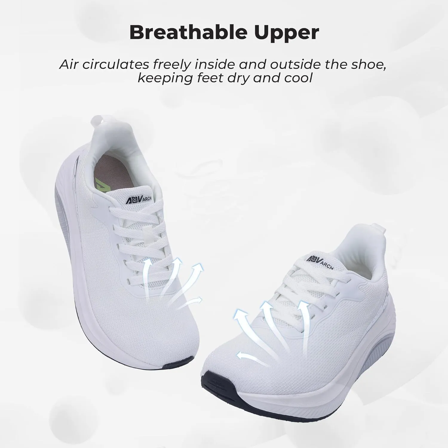 QAUPPE Wide Toe Box Shoes Women Arch Support Walking Sneakers Tennis Sneakers Orthotic Plantar Fasciitis Shoes US 6-11