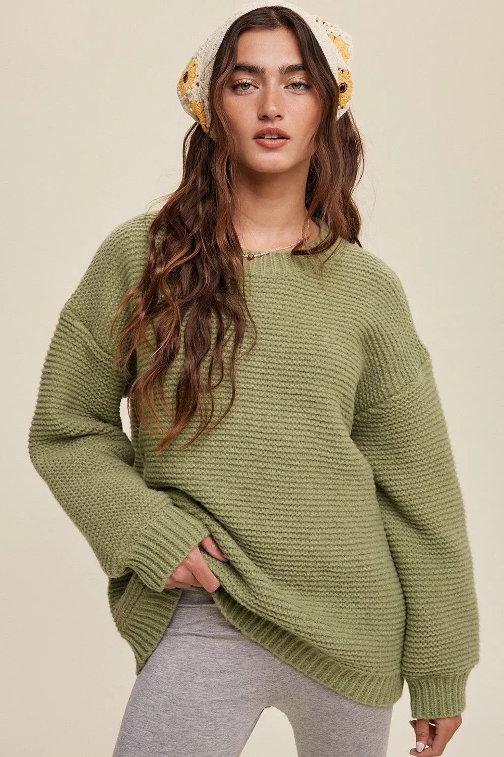 Rachel Avocado Sweater