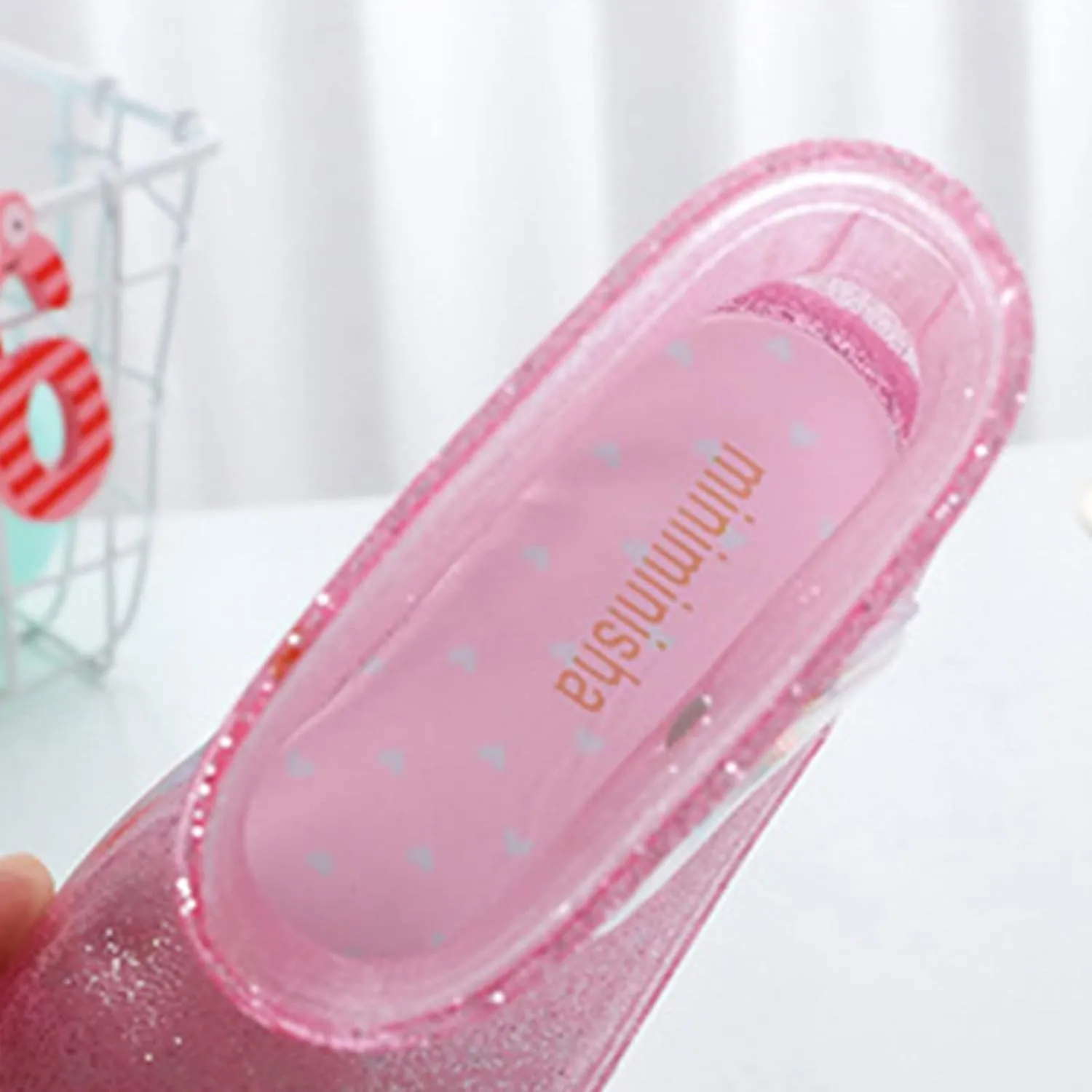 Rain Boots Kids Toddler Kids Waterproof Rain Boots Light Infant Boys Girls PVC Rain Boots (Pink, 12-15 Months)
