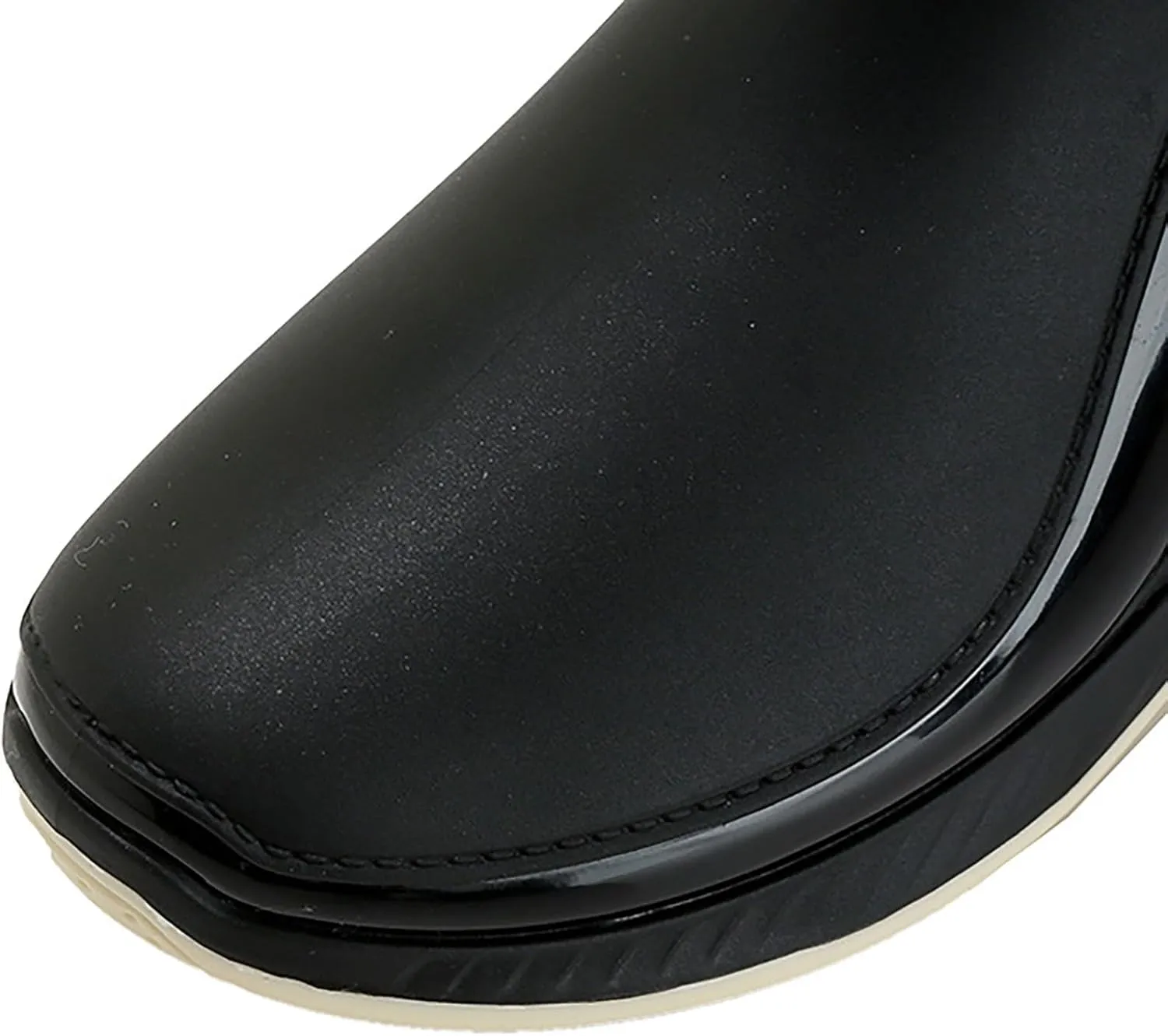 Rain Boots Women Tall Waterproof Mens Grounded Footwear Chunky Ankle Booties Barefoot Shoes Casual Fall Waterproof Rain and Garden Shoe for Women Outdoor Furry Boots