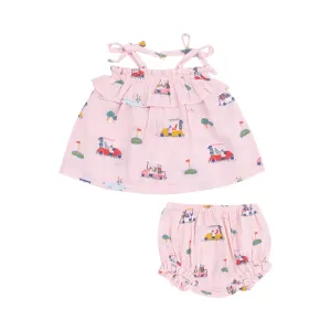Ruffle Top & Bloomer - Golf Cart Cuties