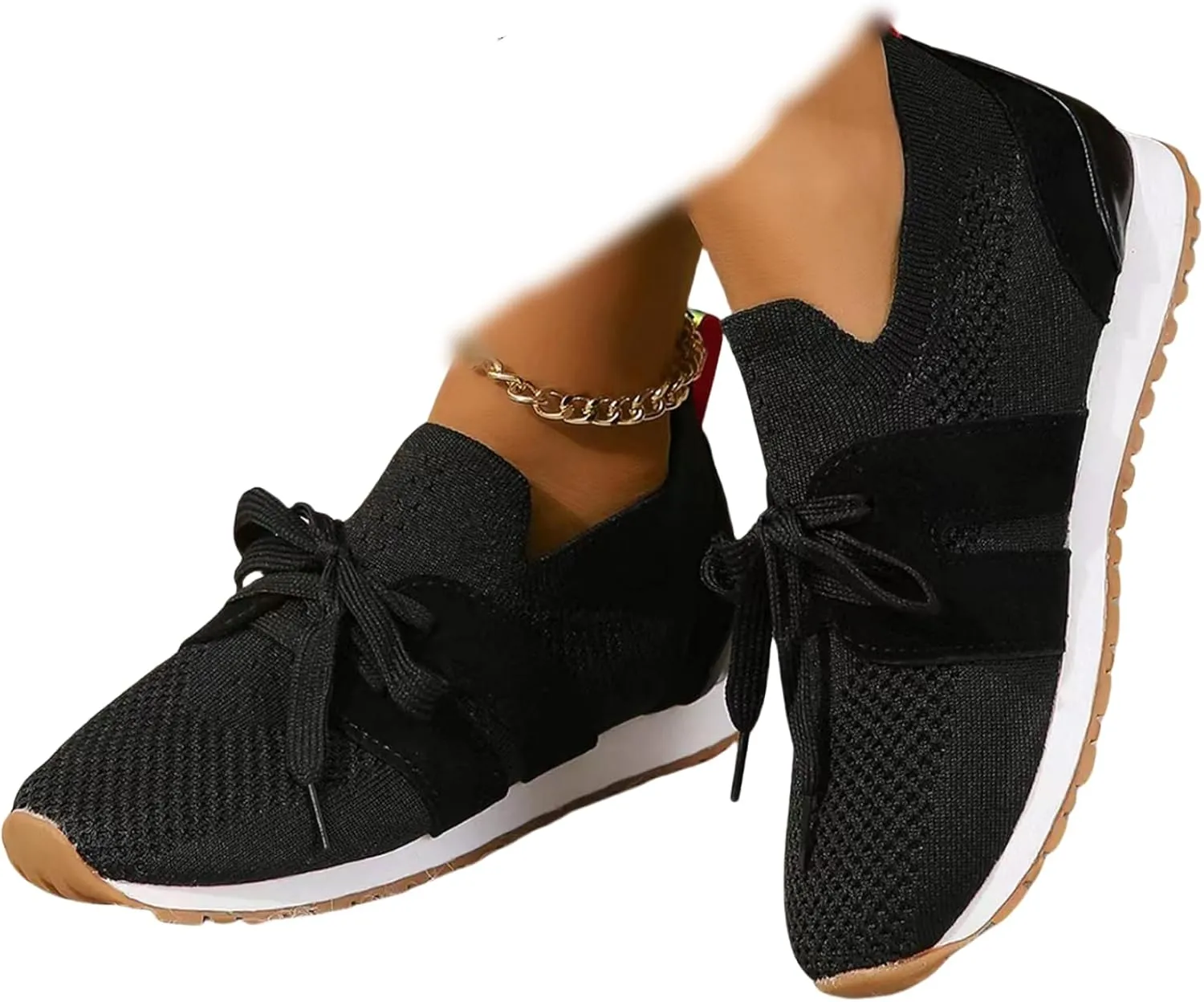 Running Shoes For Women Athletic Walking Shoes Slip On Casual Mesh-Comfortable Workout Fashion Sneakers Tennis Shoes