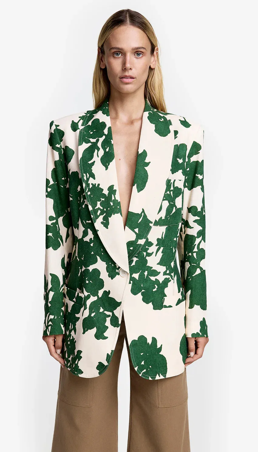 SMYTHE SHAWL COLLAR OVERSIZED BLAZER