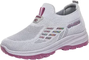 Sneakers Non Slip Work Shoes Women Breathable Mesh Walking Sneakers Womens Walking Shoes Workout Shoes for Women
