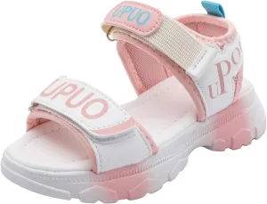 Soft Rubber Princess Flat Shoes Shoes Comfortable Soft Sole Sandals Fashionable Open Toe Thick Sole Children Sandals Athletic Lightweight