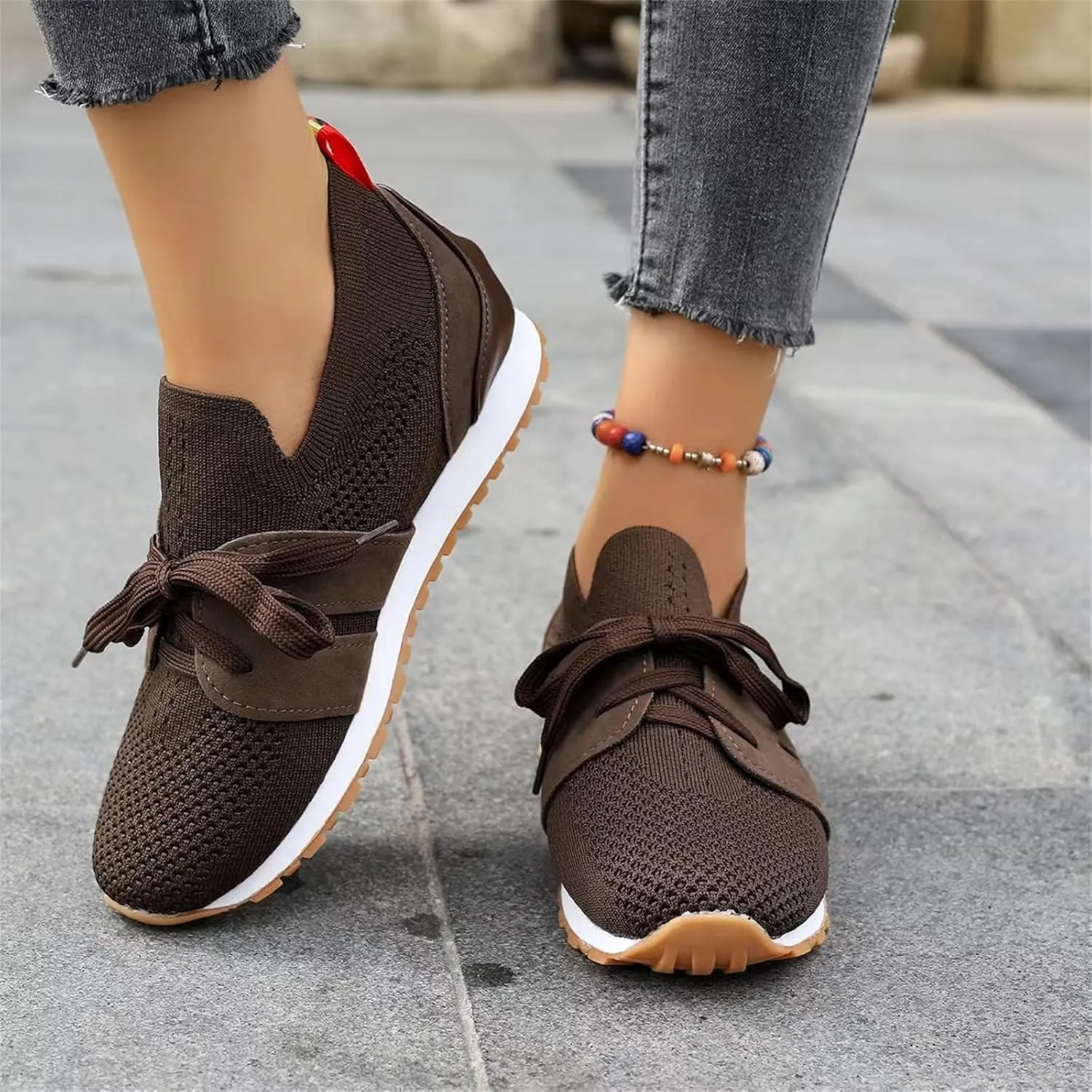 Tennis Shoes Womens Walking Running Slip On Non Slip Gym Workout Shoes Fashion Breathable Mesh Athletic Sneakers 2025