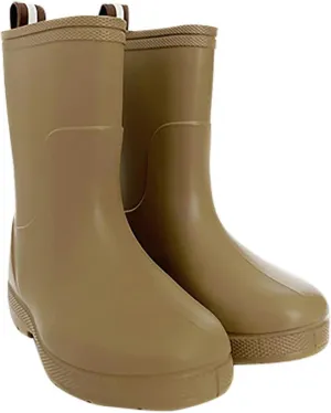 Toddler Slip on Rain Boots Kids Rain Boots Long Rainboots for Boys Girls Easy-on Lightweight Waterproof Mud Boot