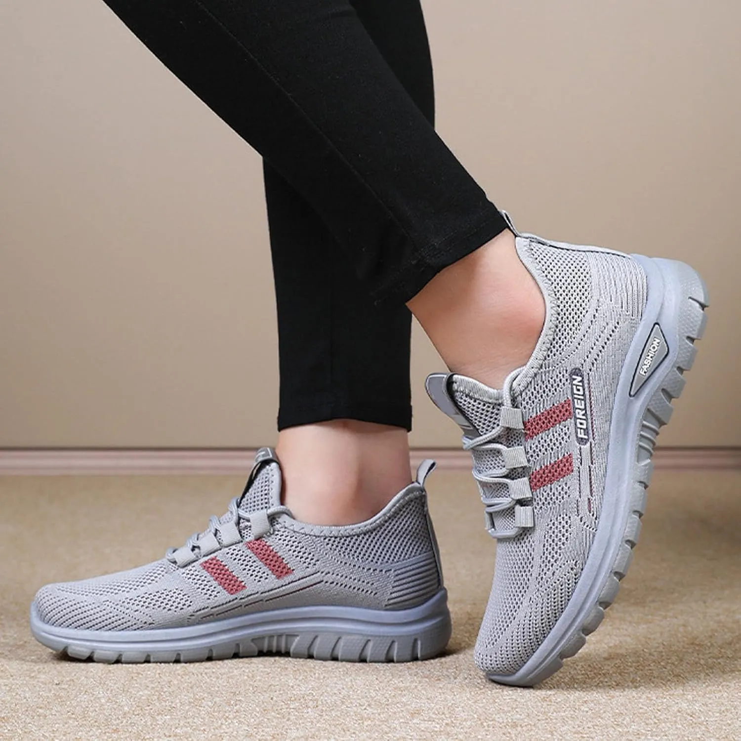 Trainers Women's Lightweight and Comfortable Ergonomic Shoe Running Shoes Non Slip Orthopaedic Exercise Shoes Women