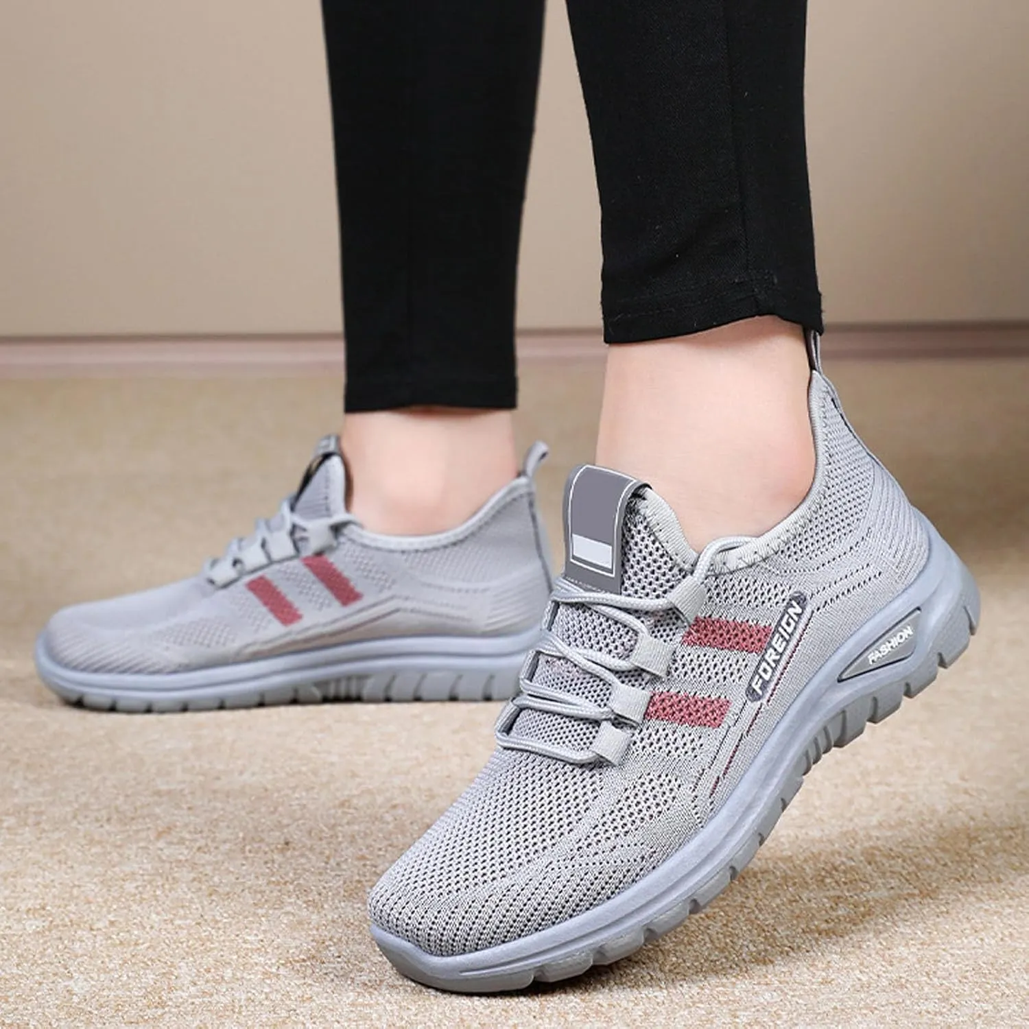 Trainers Women's Lightweight and Comfortable Ergonomic Shoe Running Shoes Non Slip Orthopaedic Exercise Shoes Women