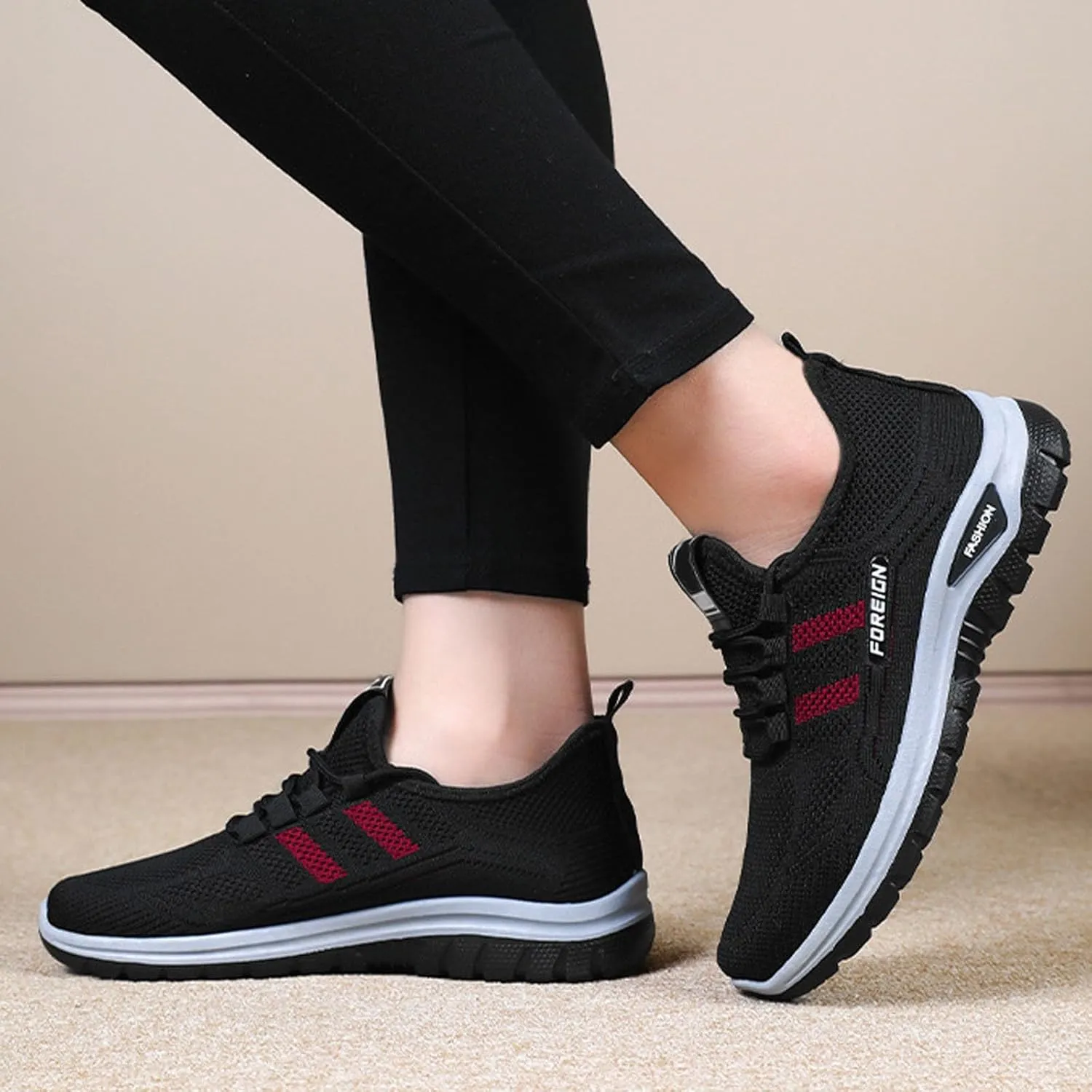 Trainers Women's Lightweight and Comfortable Ergonomic Shoe Running Shoes Non Slip Orthopaedic Exercise Shoes Women