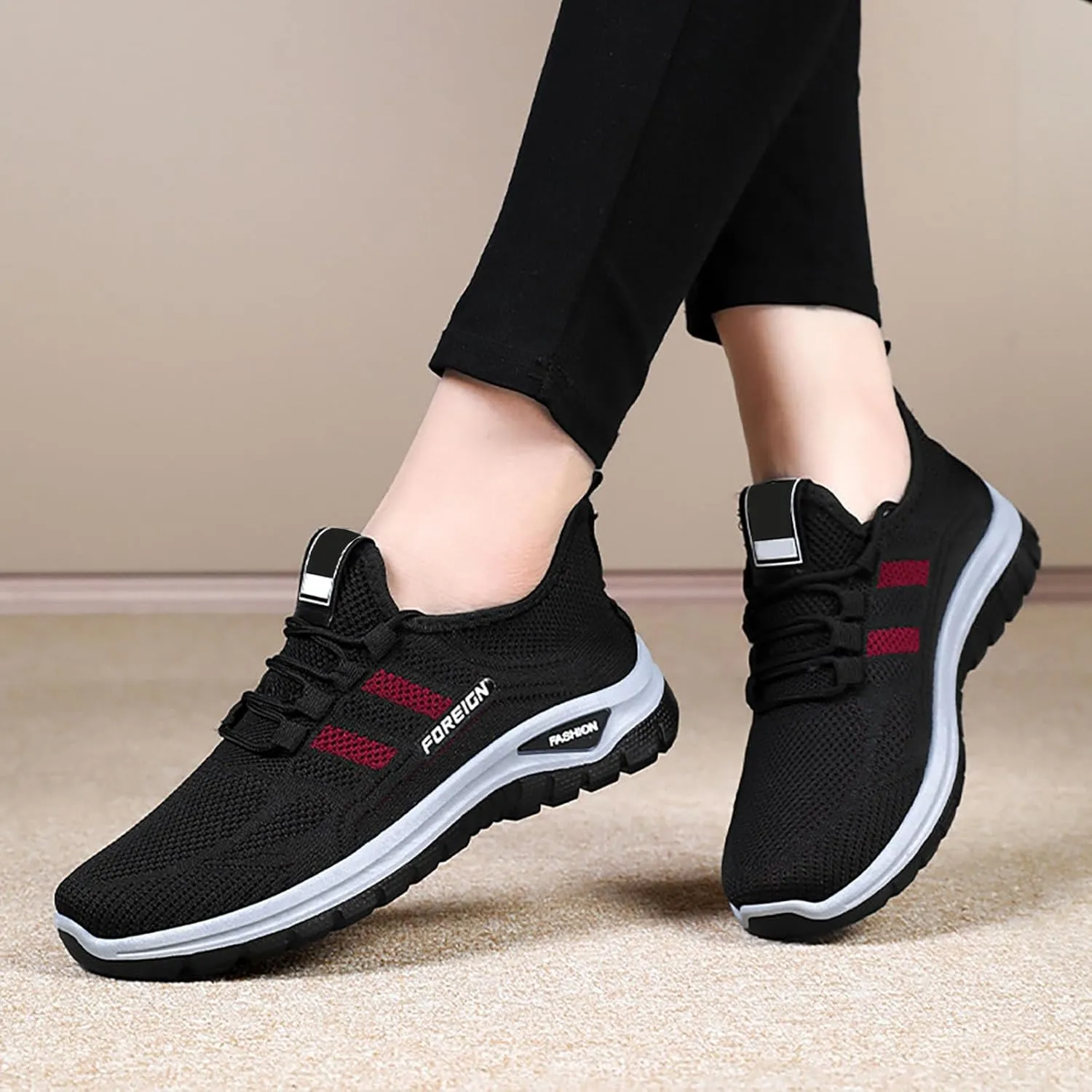 Trainers Women's Lightweight and Comfortable Ergonomic Shoe Running Shoes Non Slip Orthopaedic Exercise Shoes Women