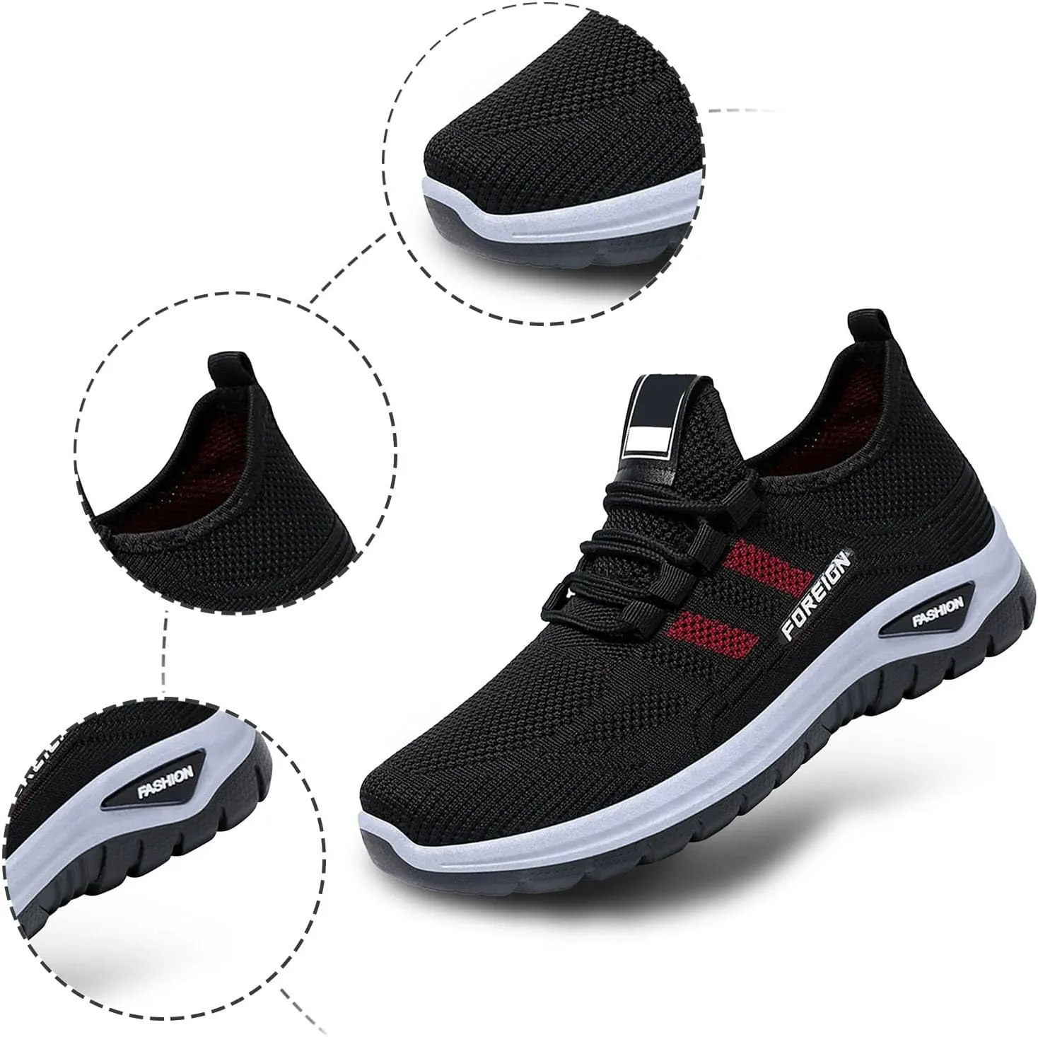 Trainers Women's Lightweight and Comfortable Ergonomic Shoe Running Shoes Non Slip Orthopaedic Exercise Shoes Women