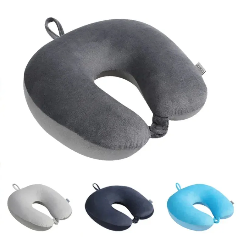 Travel Neck Pillow with Memory Foam Comfort