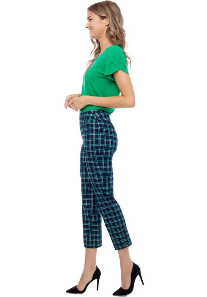 UP67767 Crop Latice 25 In Pant