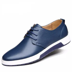 West Louis Casual Leather Comfortable Flat Shoes