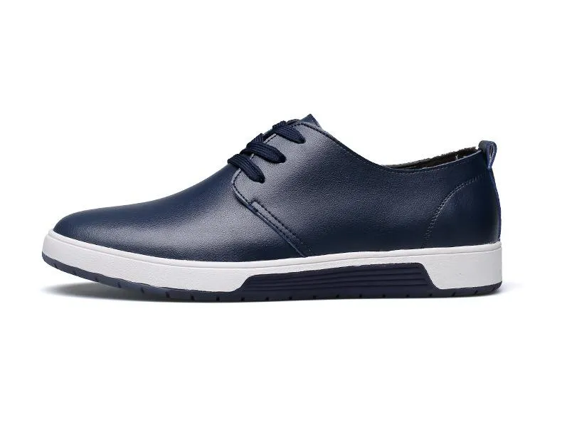 West Louis Casual Leather Comfortable Flat Shoes