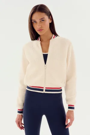 Willa Sherpa Jacket - Creme