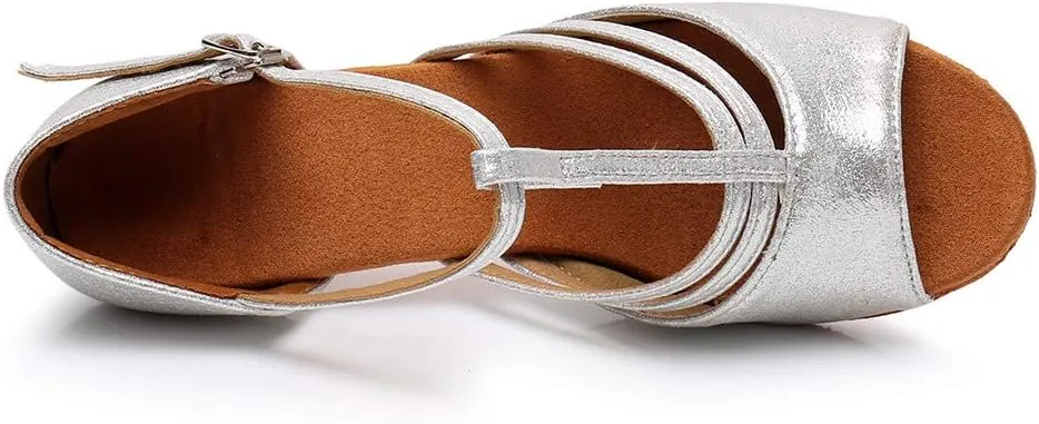 Women Fashion Dancing Prom Ballroom Latin Dance Shoes Sandals Sandals for Women Dressy Size 11