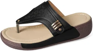 Womens Comfortable Thong Sandals for Summer - Stylish Casual Slip-On Footwear Perfect for Everyday Travel Beach and Date Outfits