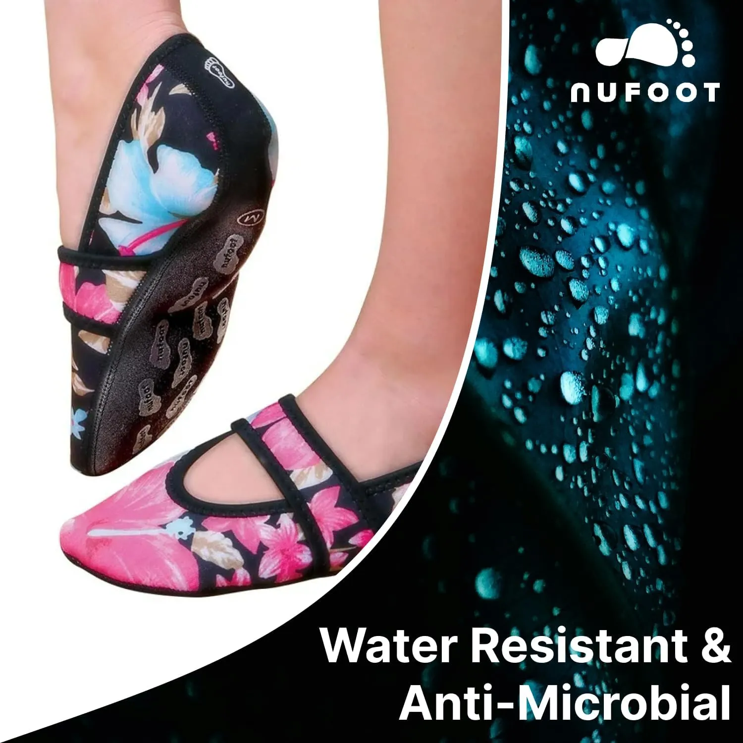 Women's Mary Janes Best Foldable & Flexible Flats, Travel & Exercise, Dance, Yoga Socks, Indoor Shoes, Slippers
