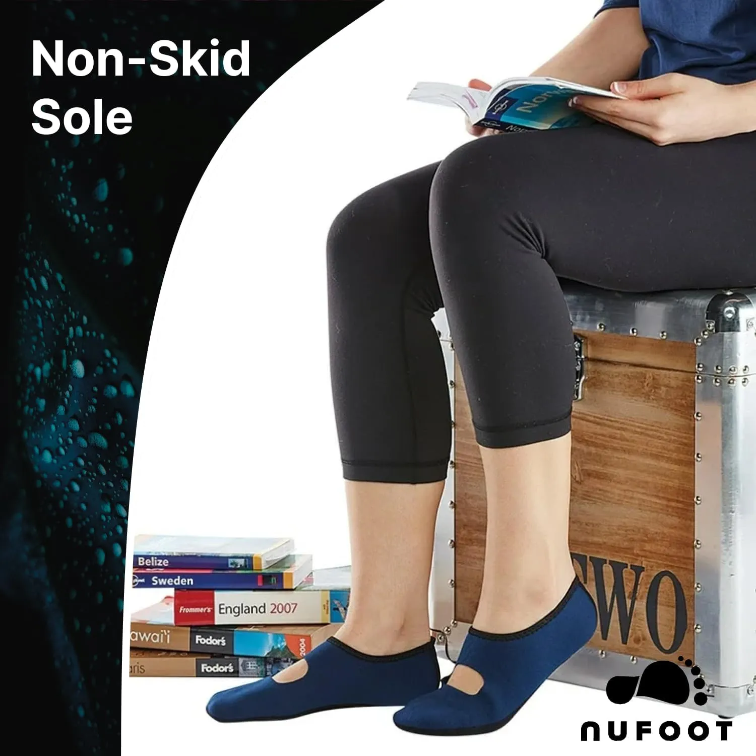 Women's Mary Janes Best Foldable & Flexible Flats, Travel & Exercise, Dance, Yoga Socks, Indoor Shoes, Slippers