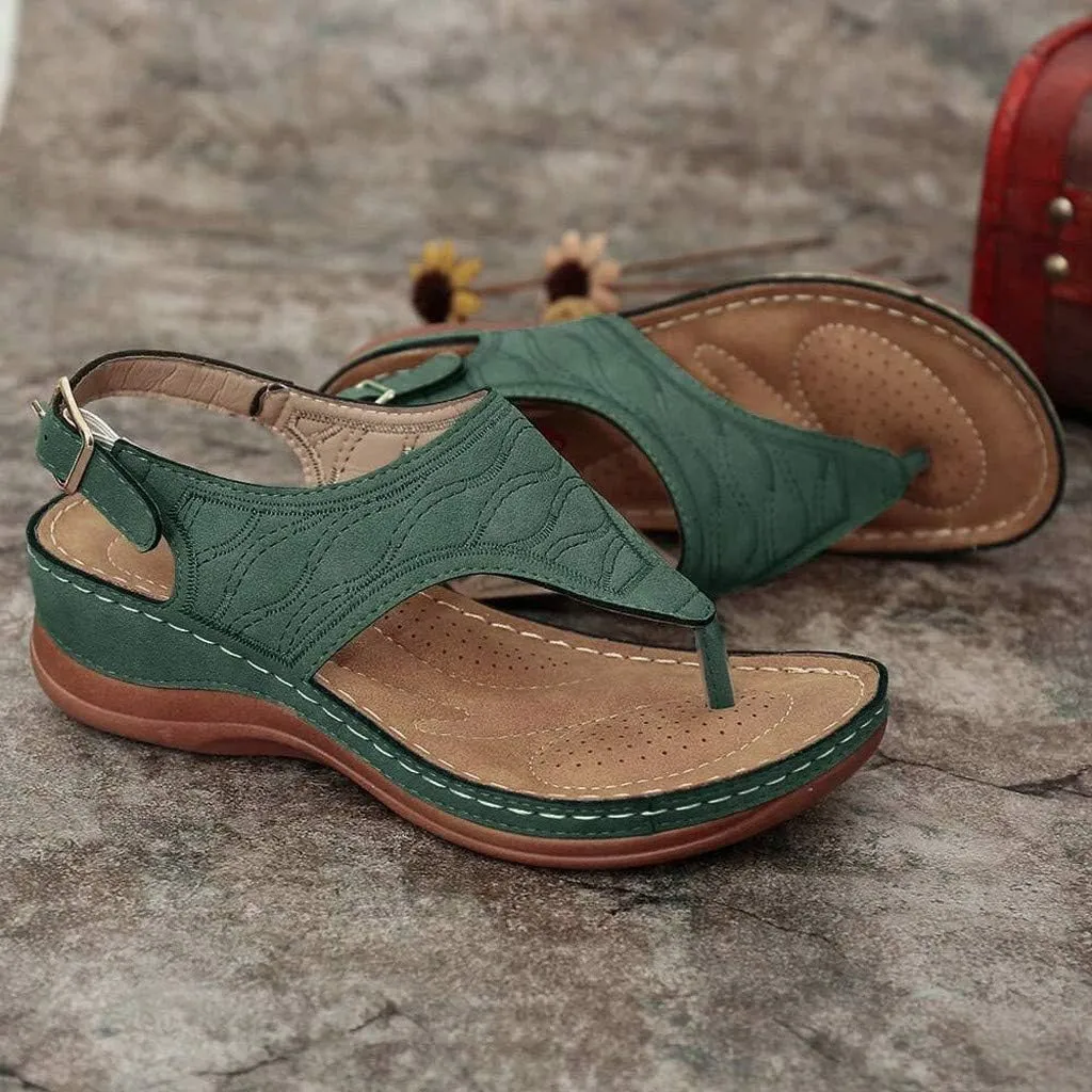Womens Orthopedic Walking Sandals with Arch Support Adjustable Straps Comfortable Summer Beach Casual Outdoor Slides Plantar Fasciitis Relief Recovery Footwear