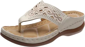 Womens Orthopedic Walking Sandals with Arch Support Adjustable Straps Comfortable Summer Beach Casual Outdoor Slides Plantar Fasciitis Relief Recovery Footwear