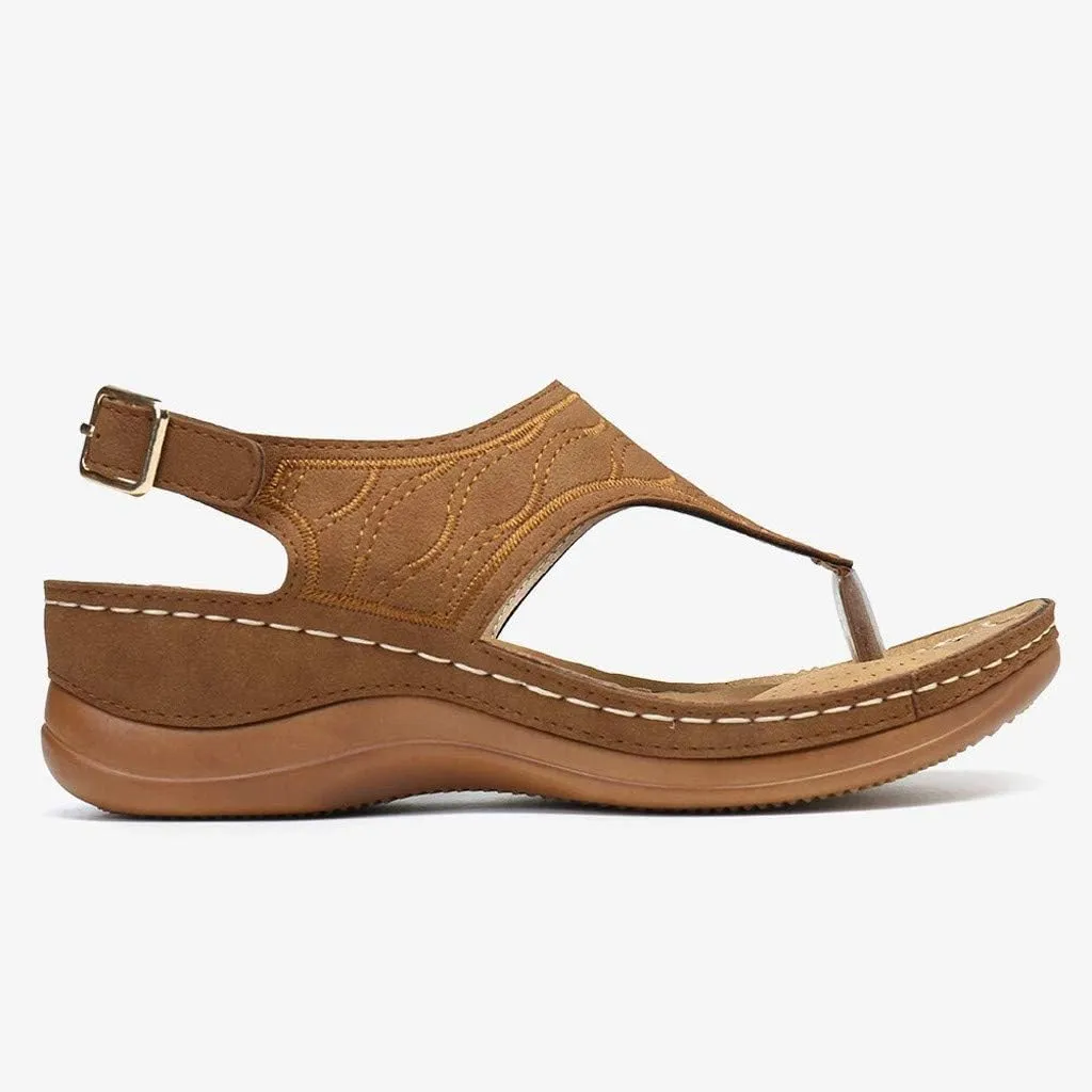 Womens Orthopedic Walking Sandals with Arch Support Adjustable Straps Comfortable Summer Beach Casual Outdoor Slides Plantar Fasciitis Relief Recovery Footwear