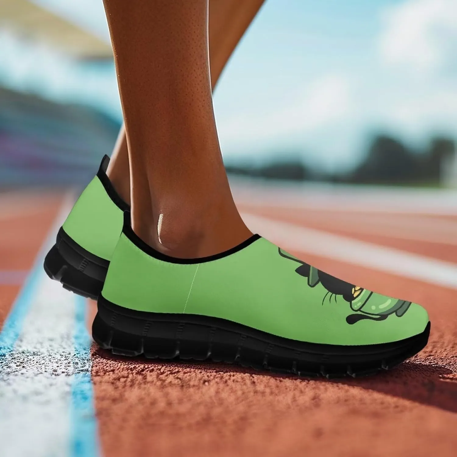 Women's Slip On Loafers Soft-Soled Casual Walking Shoe Lightweight Non Slip Outdoor Sports Running Sneakers US 5.5-11.5