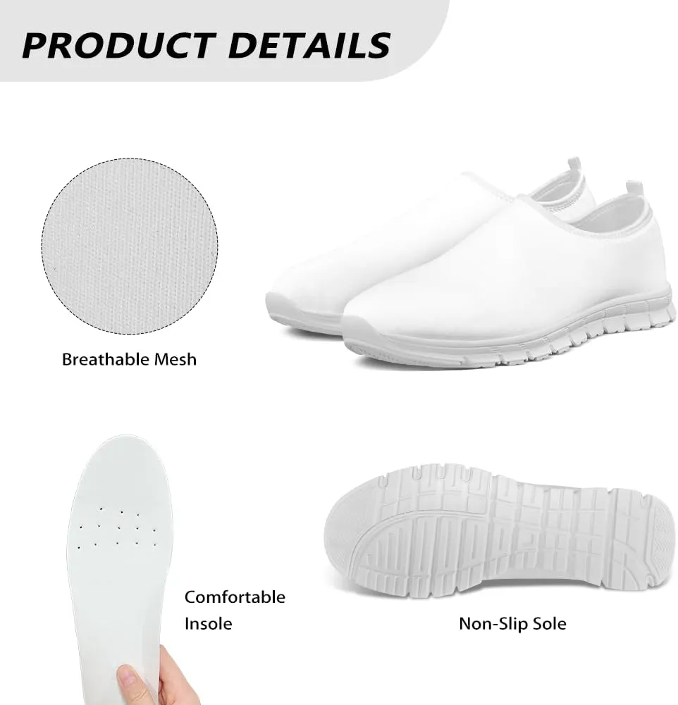 Women's Slip On Loafers Soft-Soled Casual Walking Shoe Lightweight Non Slip Outdoor Sports Running Sneakers US 5.5-11.5