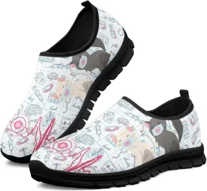Women's Slip On Loafers Soft-Soled Casual Walking Shoe Lightweight Non Slip Outdoor Sports Running Sneakers US 5.5-11.5