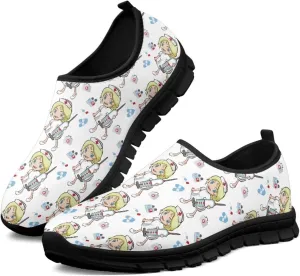 Women's Slip On Loafers Soft-Soled Casual Walking Shoe Lightweight Non Slip Outdoor Sports Running Sneakers US 5.5-11.5