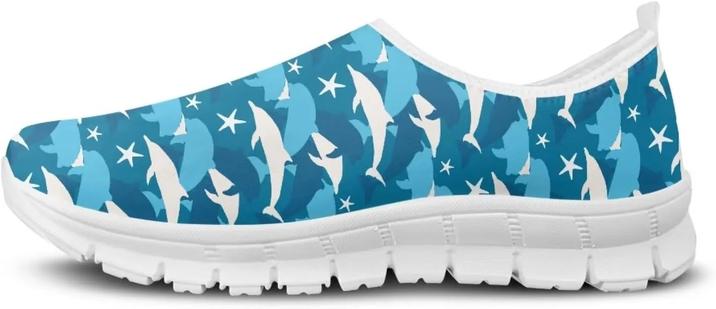 Women's Slip-on Sneakers Low Cut Casual Walking Shoes Loafers Animal Pattern Comfort Soft Sports Running Flat Shoes