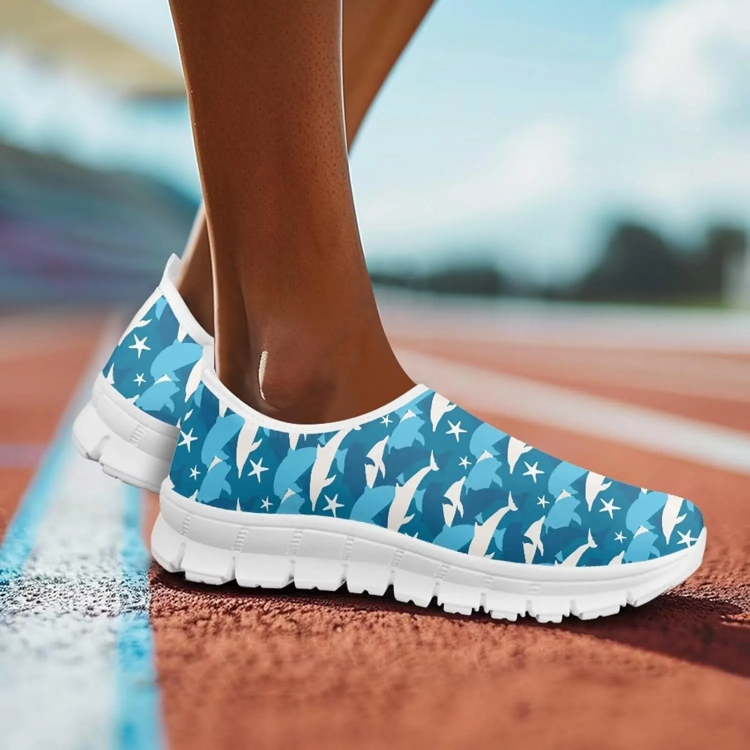 Women's Slip-on Sneakers Low Cut Casual Walking Shoes Loafers Animal Pattern Comfort Soft Sports Running Flat Shoes