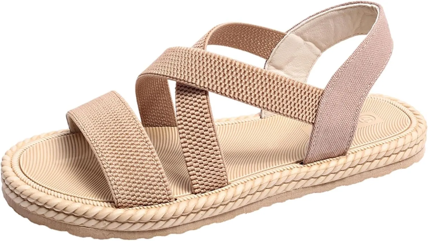 Women's Summer Fashion Open Toed Sandals With Elastic Temperament Breathable Shoes Sneaker Sandal